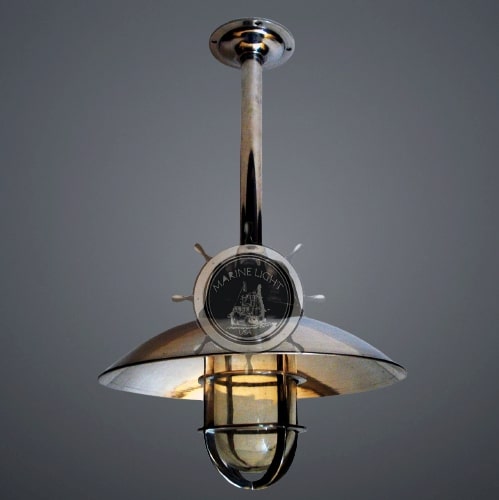 Nautical Bulkhead Antique Passageway Lamp Fixture